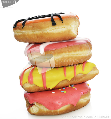 Image of Collection Of  Colorful Donuts