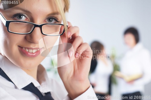 Image of Young business lady