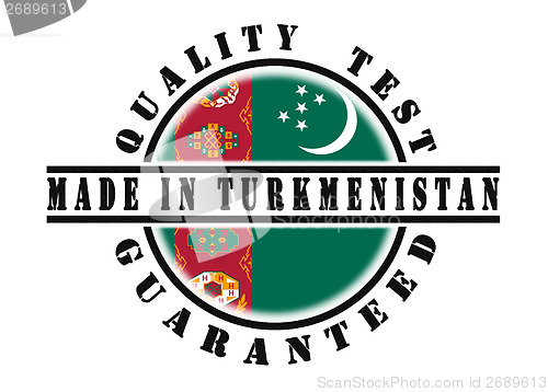 Image of Quality test guaranteed stamp 