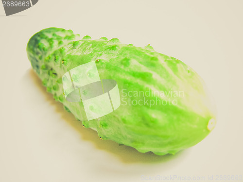 Image of Retro look Cucumber picture