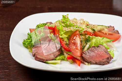 Image of beef salad