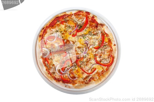 Image of meat pizza