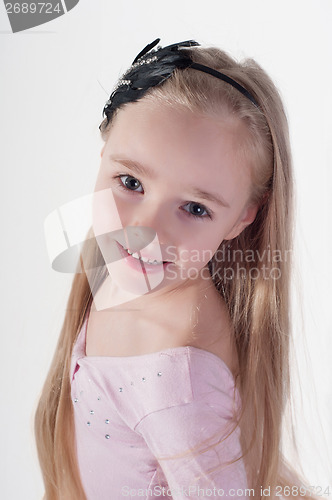 Image of Portrait in blond girl