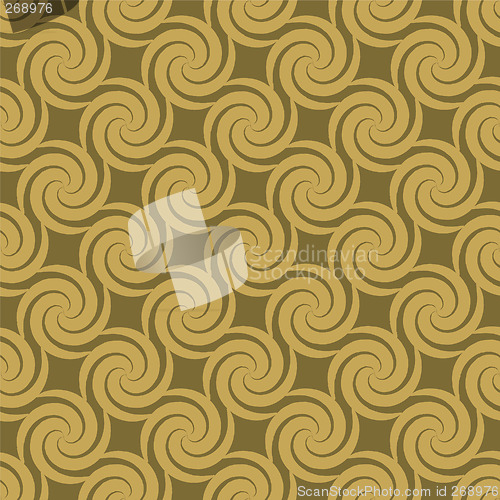 Image of golden swirl pattern
