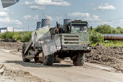 Image of Road construction process