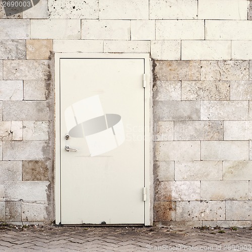 Image of metal door