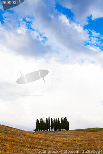 Image of Tuscany before the storm