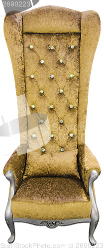 Image of Golden armchair