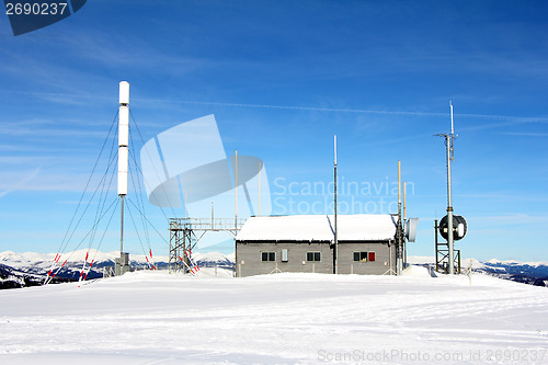 Image of Weather station in snow