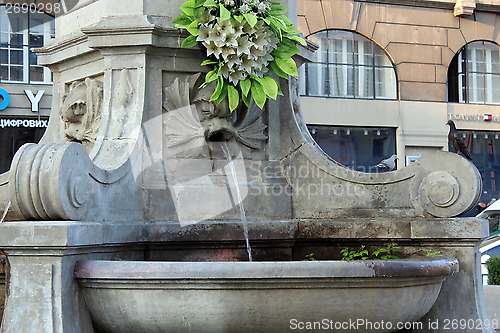 Image of cold source with pure water in Lvov