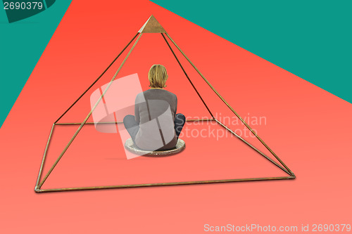 Image of Yoga in pyramid