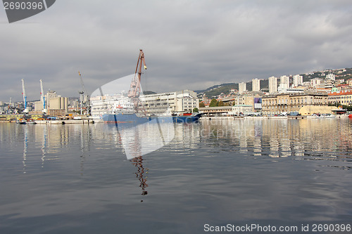 Image of Blue ship