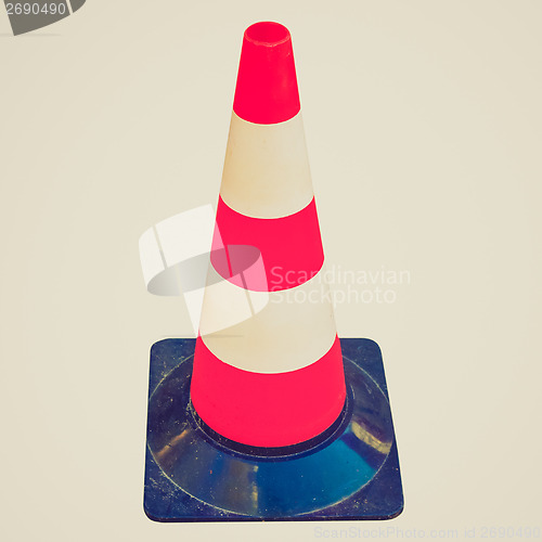 Image of Retro look Traffic cone