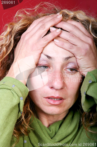 Image of Woman with headache