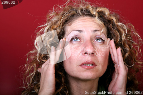 Image of Woman with headache