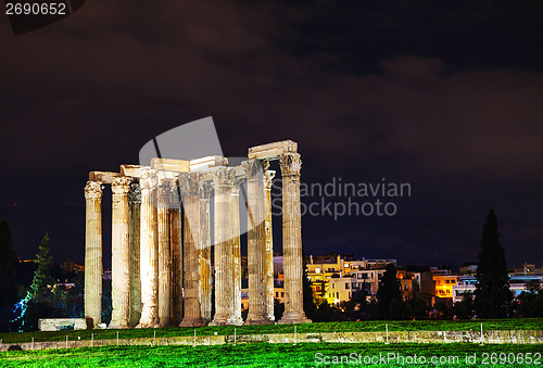 Image of Temple of Olympian Zeus in Athens