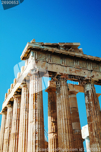 Image of Parthenon at Acropolis in Athens, Greece