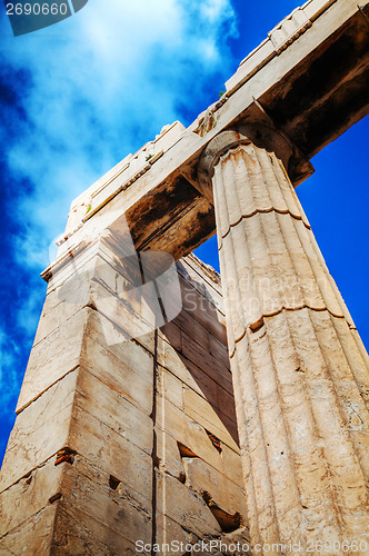 Image of Parthenon at Acropolis in Athens, Greece