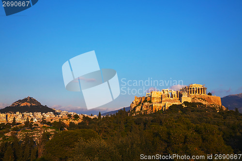 Image of Acropolis in Athens, Greece