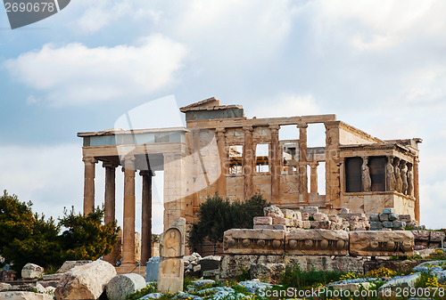 Image of The Porch of the Caryatids in Athens