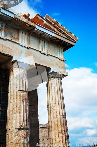 Image of Parthenon at Acropolis in Athens, Greece