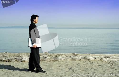 Image of Businessman on the go