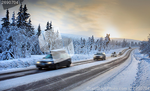 Image of Motion Blur of Car 