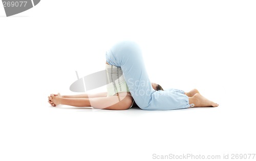 Image of halasana plow pose