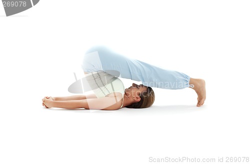 Image of halasana plow pose #2