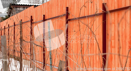 Image of big wooden fence