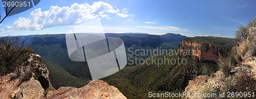 Image of Grose Valley Blue Mountains Australia Panorama
