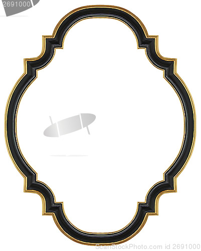 Image of Black gilded frame