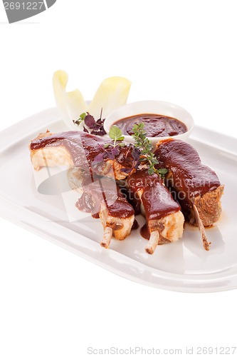 Image of Delicious grilled pork ribs