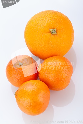 Image of Fresh orange halved to show the pulp