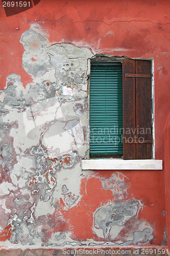 Image of Old wooden window