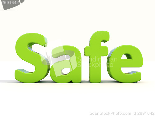 Image of 3d word safe