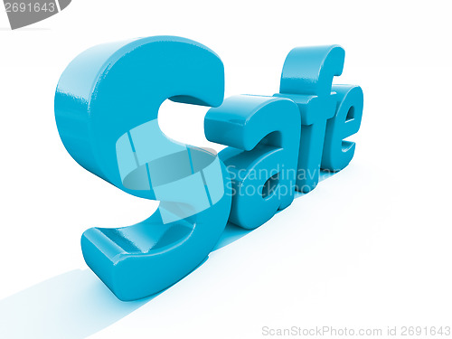 Image of 3d word safe