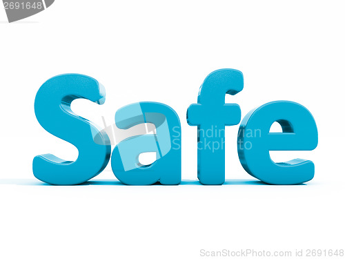 Image of 3d word safe