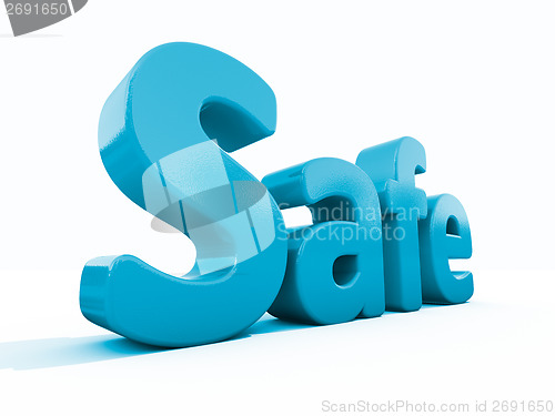 Image of 3d word safe