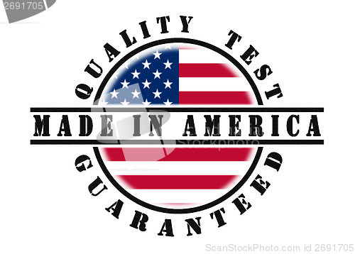 Image of Quality test guaranteed stamp 