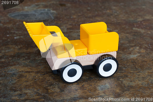 Image of Simple wheel dozer toy