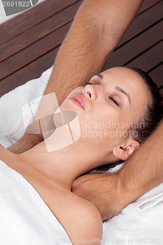 Image of Young Woman At Health Spa