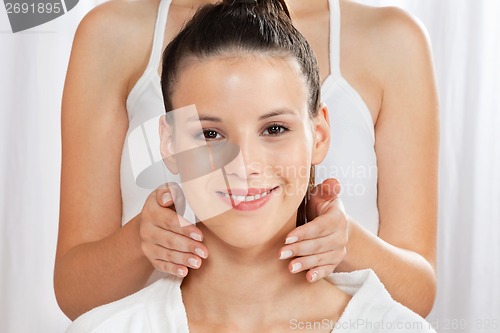 Image of Young Woman At Health Spa