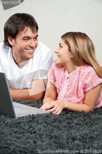 Image of Couple With Laptop