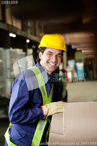 Image of Foreman Working At Warehouse