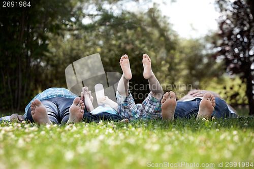 Image of Family Portrait of Feet