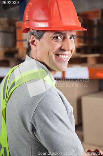 Image of Happy Foreman At Warehouse