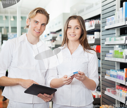 Image of Pharmacist with Digital Tablet