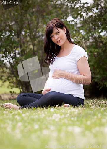 Image of Attractive Pregnant Woman