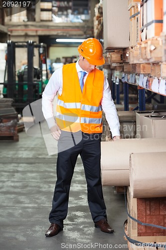 Image of Young Supervisor At Warehouse